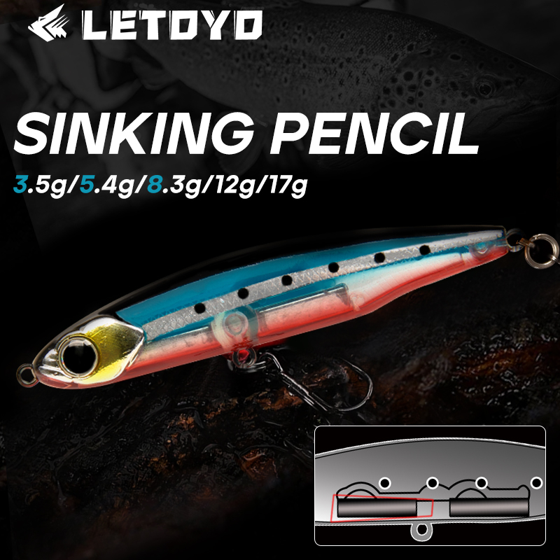 LETOYO тонущий карандаш 17 г 1 – обзор и цена Fishing Lure Spinnerbait