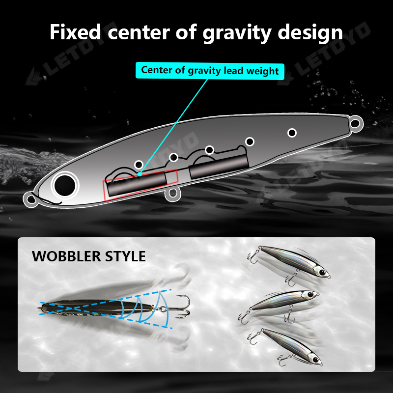 LETOYO тонущий карандаш 17 г 1 – обзор и цена Fishing Lure Spinnerbait