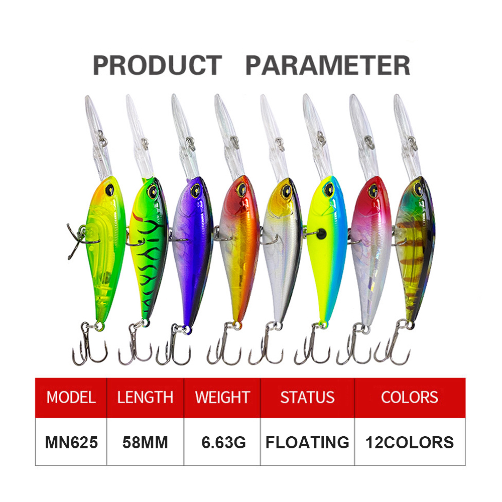 5,8 см, 6,63 г, рыболовные при – обзор и цена Fishing Lure Jerkbait